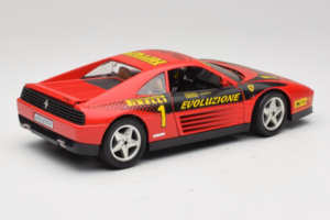 Ferrari 348 ts Evoluzione #1 Rød Mira 1:18 6112 Metal — billede 3 af 8