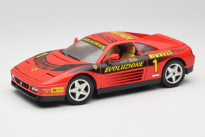 Ferrari 348 ts Evoluzione #1 Rød Mira 1:18 6112 Metal