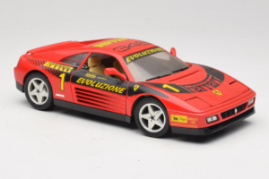 Ferrari 348 ts Evoluzione #1 Rød Mira 1:18 6112 Metal — billede 6 af 8