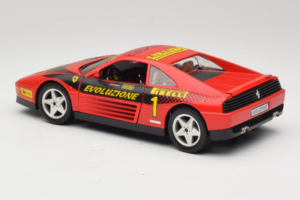 Ferrari 348 ts Evoluzione #1 Rød Mira 1:18 6112 Metal — billede 7 af 8