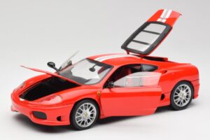 Ferrari 360 Challenge Stradale Rød Hot Wheels 1:18 C0407 Metal — billede 2 af 8