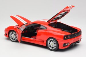 Ferrari 360 Challenge Stradale Rød Hot Wheels 1:18 C0407 Metal — billede 5 af 8