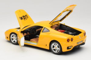Ferrari 360 Modena 25 Jahre FMC Gul Bburago 1:18 3358-Y1 Metal — billede 5 af 8