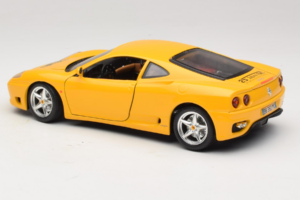 Ferrari 360 Modena 25 Jahre FMC Gul Bburago 1:18 3358-Y1 Metal — billede 7 af 8
