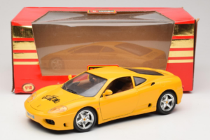Ferrari 360 Modena 25 Jahre FMC Gul Bburago 1:18 3358-Y1 Metal — billede 8 af 8