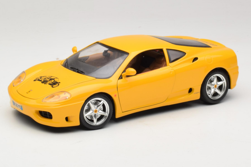 Ferrari 360 Modena 25 Jahre FMC Gul Bburago 1:18 3358-Y1 Metal