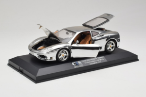 Ferrari 360 Modena Chrome Silver Begrænset Udgave Exclusive Cars 1:18 EC004 Metal — billede 3 af 9