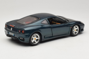 Ferrari 360 Modena Mørkegrøn Metallic Bburago 1:18 3358-G2 Metal — billede 2 af 7