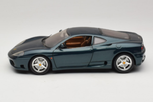 Ferrari 360 Modena Mørkegrøn Metallic Bburago 1:18 3358-G2 Metal — billede 3 af 7