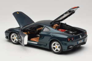 Ferrari 360 Modena Mørkegrøn Metallic Bburago 1:18 3358-G2 Metal — billede 4 af 7