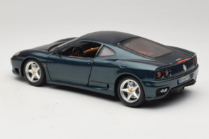 Ferrari 360 Modena Mørkegrøn Metallic Bburago 1:18 3358-G2 Metal — billede 6 af 7