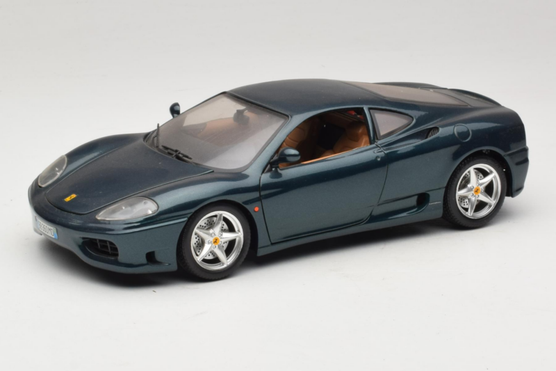 Ferrari 360 Modena Mørkegrøn Metallic Bburago 1:18 3358-G2 Metal