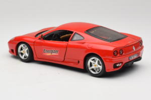 Ferrari 360 Modena Energizer Rød Bburago 1:18 3358-P3 Metal — billede 7 af 8
