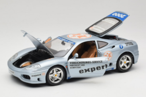Ferrari 360 Modena Expert #1 Sølv Bburago 1:18 3348-S1 Metal — billede 2 af 8