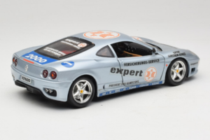 Ferrari 360 Modena Expert #1 Sølv Bburago 1:18 3348-S1 Metal — billede 3 af 8