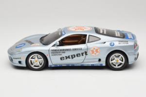 Ferrari 360 Modena Expert #1 Sølv Bburago 1:18 3348-S1 Metal — billede 4 af 8