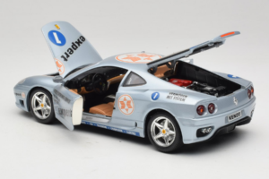 Ferrari 360 Modena Expert #1 Sølv Bburago 1:18 3348-S1 Metal — billede 5 af 8