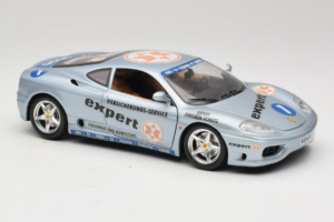 Ferrari 360 Modena Expert #1 Sølv Bburago 1:18 3348-S1 Metal — billede 6 af 8