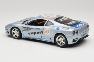 Ferrari 360 Modena Expert #1 Sølv Bburago 1:18 3348-S1 Metal — billede 7 af 8