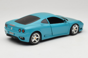 Ferrari 360 Modena Migros Begrænset Udgave 333 stk Blå Bburago 1:18 3358-G1 Metal — billede 3 af 8