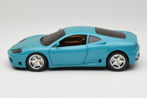 Ferrari 360 Modena Migros Begrænset Udgave 333 stk Blå Bburago 1:18 3358-G1 Metal — billede 4 af 8