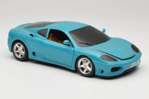 Ferrari 360 Modena Migros Begrænset Udgave 333 stk Blå Bburago 1:18 3358-G1 Metal — billede 6 af 8