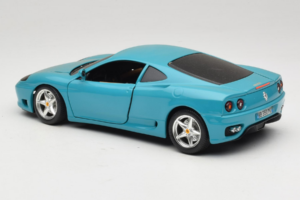 Ferrari 360 Modena Migros Begrænset Udgave 333 stk Blå Bburago 1:18 3358-G1 Metal — billede 7 af 8