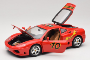 Ferrari 360 Modena #10 5 Jahre IG Bburago Rød Bburago 1:18 3358-P2 Metal — billede 2 af 8