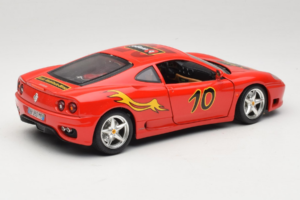 Ferrari 360 Modena #10 5 Jahre IG Bburago Rød Bburago 1:18 3358-P2 Metal — billede 3 af 8