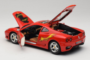 Ferrari 360 Modena #10 5 Jahre IG Bburago Rød Bburago 1:18 3358-P2 Metal — billede 5 af 8