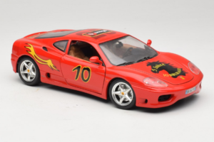 Ferrari 360 Modena #10 5 Jahre IG Bburago Rød Bburago 1:18 3358-P2 Metal — billede 6 af 8