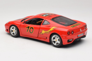 Ferrari 360 Modena #10 5 Jahre IG Bburago Rød Bburago 1:18 3358-P2 Metal — billede 7 af 8