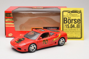 Ferrari 360 Modena #10 5 Jahre IG Bburago Rød Bburago 1:18 3358-P2 Metal — billede 8 af 8