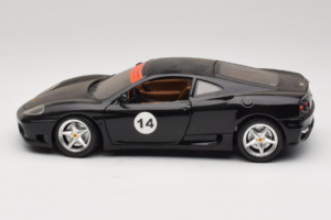 Ferrari 360 Modena #14 Sort Begrænset Udgave Bburago 1:18 3368-B1 Metal — billede 4 af 8
