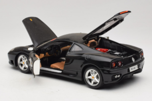 Ferrari 360 Modena #14 Sort Begrænset Udgave Bburago 1:18 3368-B1 Metal — billede 5 af 8