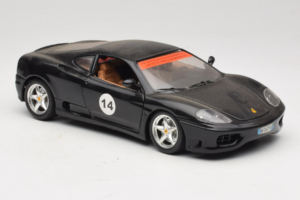 Ferrari 360 Modena #14 Sort Begrænset Udgave Bburago 1:18 3368-B1 Metal — billede 6 af 8