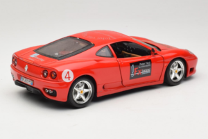 Ferrari 360 Modena Bevro International #4 Begrænset Udgave 111 stk Rød Bburago 1:18 3358-P1 Metal — billede 3 af 8