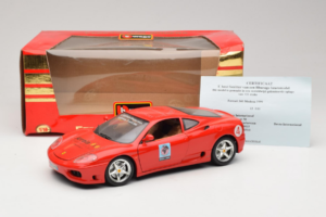 Ferrari 360 Modena Bevro International #4 Begrænset Udgave 111 stk Rød Bburago 1:18 3358-P1 Metal — billede 8 af 8