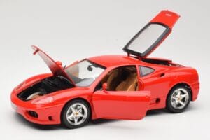 Ferrari 360 Modena Rød Bburago 1:18 3358 Metal — billede 2 af 8