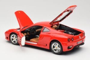 Ferrari 360 Modena Rød Bburago 1:18 3358 Metal — billede 5 af 8