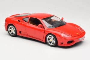 Ferrari 360 Modena Rød Bburago 1:18 3358 Metal — billede 6 af 8