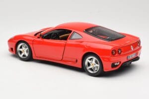 Ferrari 360 Modena Rød Bburago 1:18 3358 Metal — billede 7 af 8
