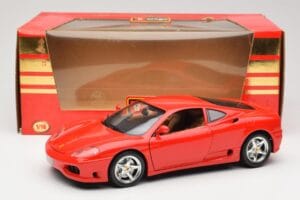 Ferrari 360 Modena Rød Bburago 1:18 3358 Metal — billede 8 af 8