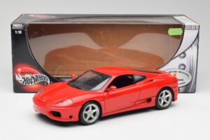 Ferrari 360 Modena Rød Hot Wheels 1:18 25736 Metal — billede 8 af 8