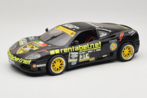 Ferrari 360 Modena Rentabel #314 Gagliardi Sort Bburago 1:18 3378-B1 Metal