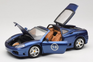 Ferrari 360 Modena Targa Begrænset Udgave 333 stk Lilla Metallic Bburago 1:18 3348-F1 Metal — billede 2 af 8
