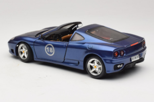 Ferrari 360 Modena Targa Begrænset Udgave 333 stk Lilla Metallic Bburago 1:18 3348-F1 Metal — billede 7 af 8