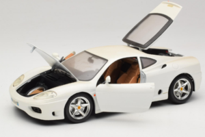 Ferrari 360 Modena Hvid Bburago 1:18 3368-W1 Metal — billede 2 af 8