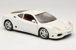 Ferrari 360 Modena Hvid Bburago 1:18 3368-W1 Metal — billede 6 af 8