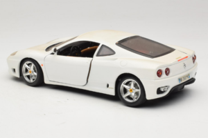 Ferrari 360 Modena Hvid Bburago 1:18 3368-W1 Metal — billede 7 af 8